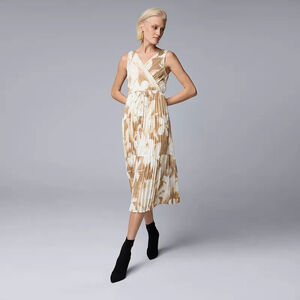 Simply Vera - Vera Wang Double-V Maxi Dress - Size: M - NWT